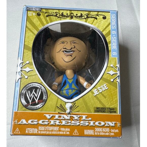 5 for $25| WWE Wrestling Vinyl Aggression Jesse 3 Inch Figure Series 6 - Picture 4 of 6